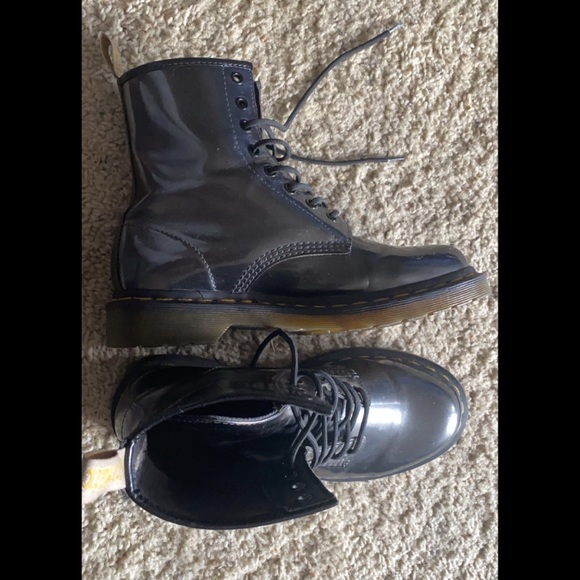 doc martens chrome boots